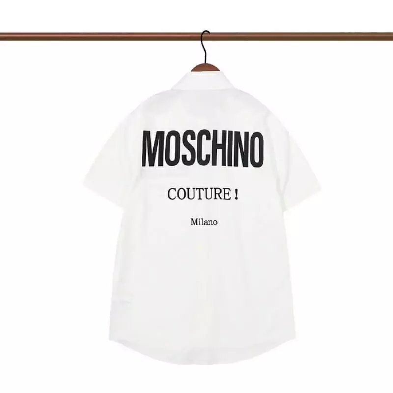 moschino chemises manches courtes pour homme s_ab62431